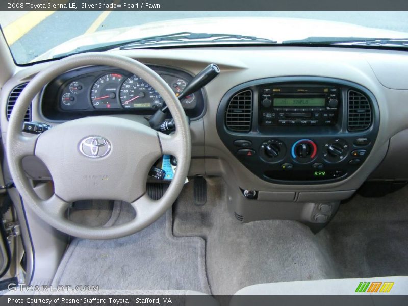 Silver Shadow Pearl / Fawn 2008 Toyota Sienna LE