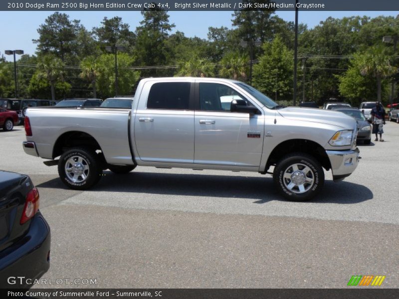 Bright Silver Metallic / Dark Slate/Medium Graystone 2010 Dodge Ram 2500 Big Horn Edition Crew Cab 4x4