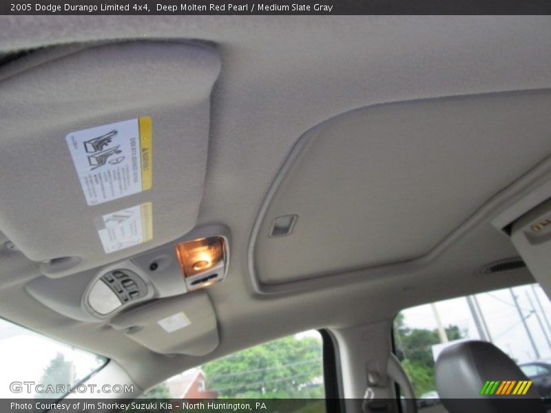 Deep Molten Red Pearl / Medium Slate Gray 2005 Dodge Durango Limited 4x4