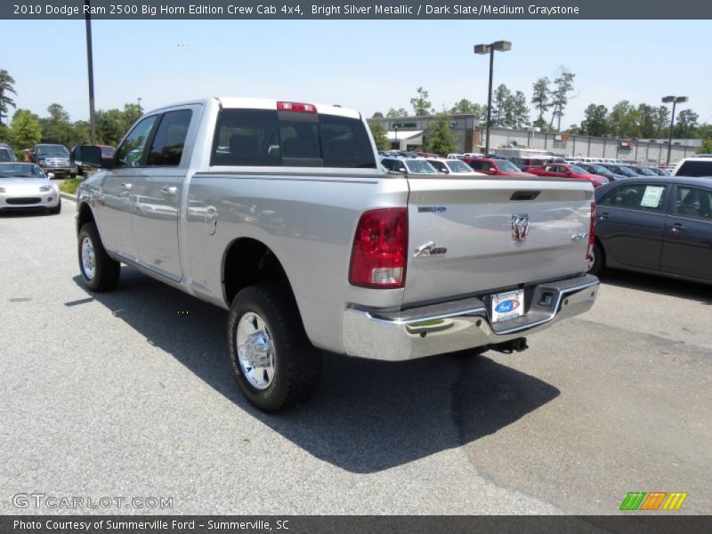 Bright Silver Metallic / Dark Slate/Medium Graystone 2010 Dodge Ram 2500 Big Horn Edition Crew Cab 4x4