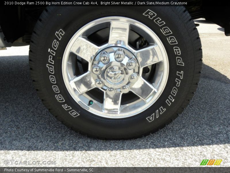 Bright Silver Metallic / Dark Slate/Medium Graystone 2010 Dodge Ram 2500 Big Horn Edition Crew Cab 4x4