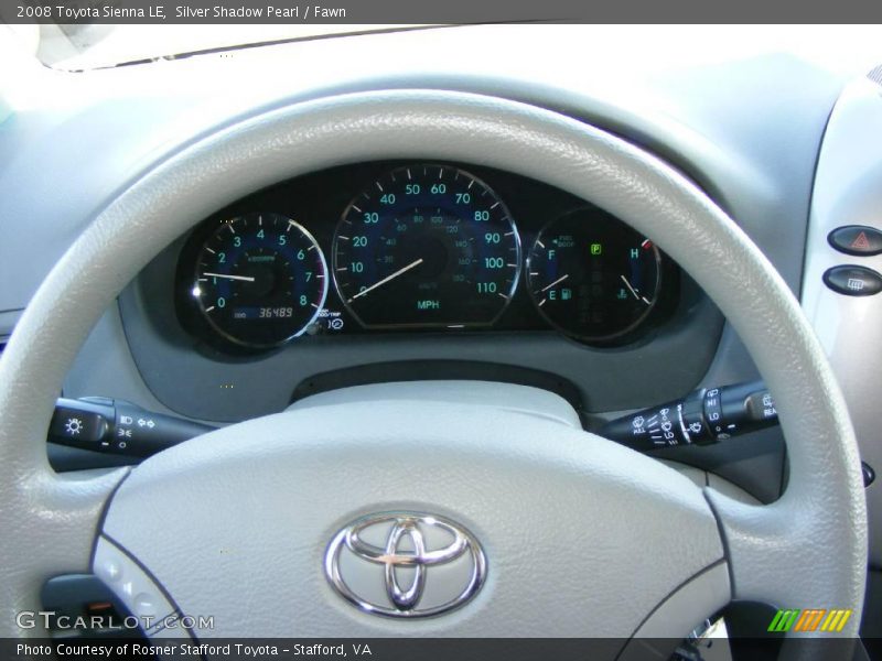 Silver Shadow Pearl / Fawn 2008 Toyota Sienna LE