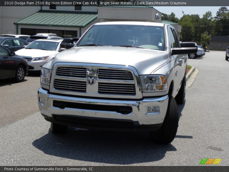 Bright Silver Metallic / Dark Slate/Medium Graystone 2010 Dodge Ram 2500 Big Horn Edition Crew Cab 4x4