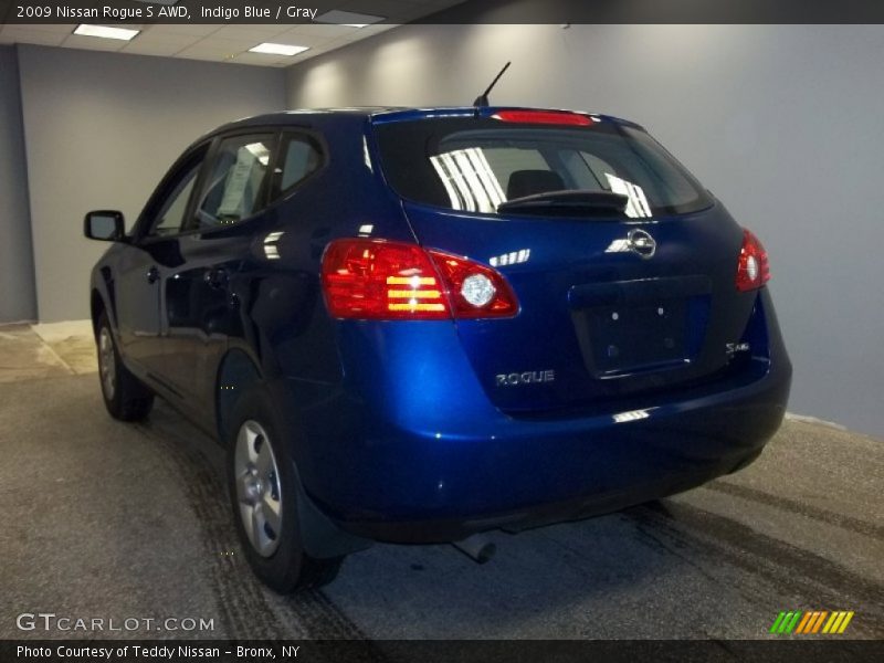 Indigo Blue / Gray 2009 Nissan Rogue S AWD