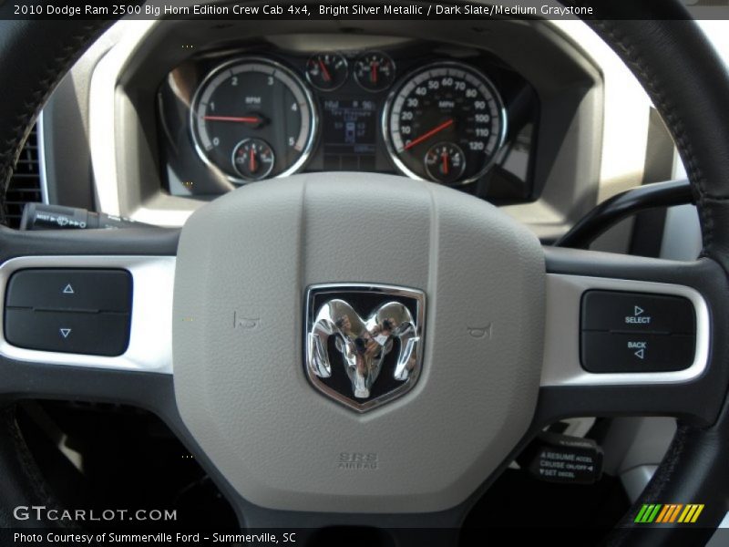 Bright Silver Metallic / Dark Slate/Medium Graystone 2010 Dodge Ram 2500 Big Horn Edition Crew Cab 4x4