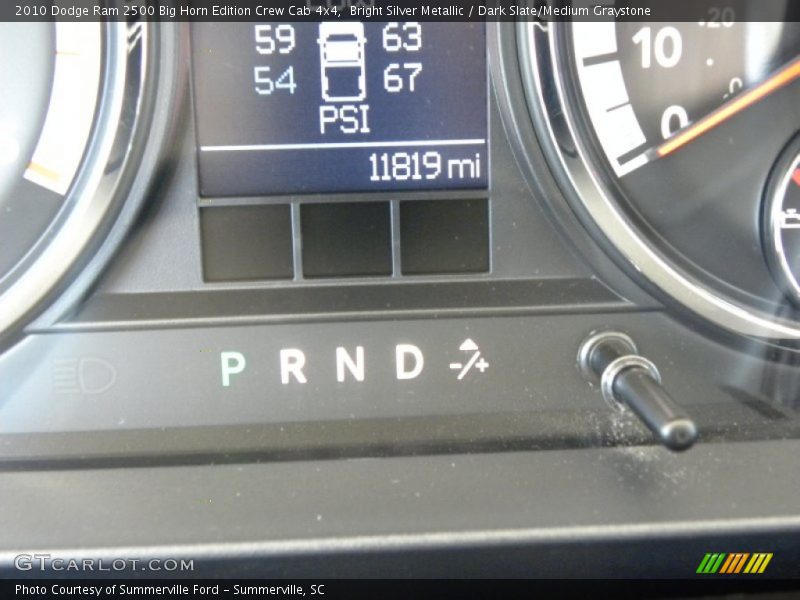 Bright Silver Metallic / Dark Slate/Medium Graystone 2010 Dodge Ram 2500 Big Horn Edition Crew Cab 4x4