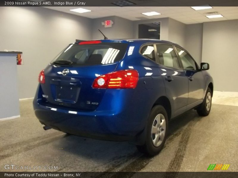 Indigo Blue / Gray 2009 Nissan Rogue S AWD