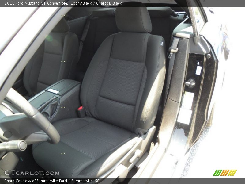  2011 Mustang GT Convertible Charcoal Black Interior