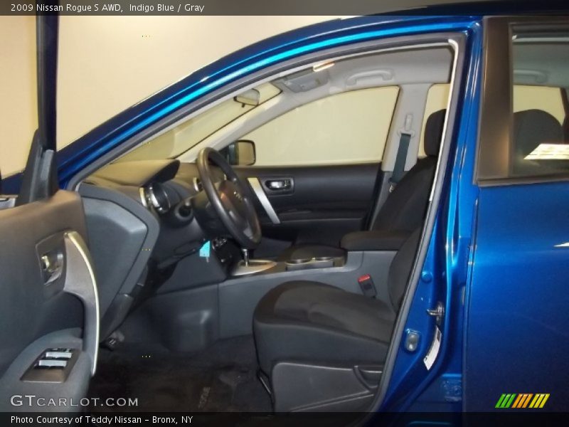 Indigo Blue / Gray 2009 Nissan Rogue S AWD