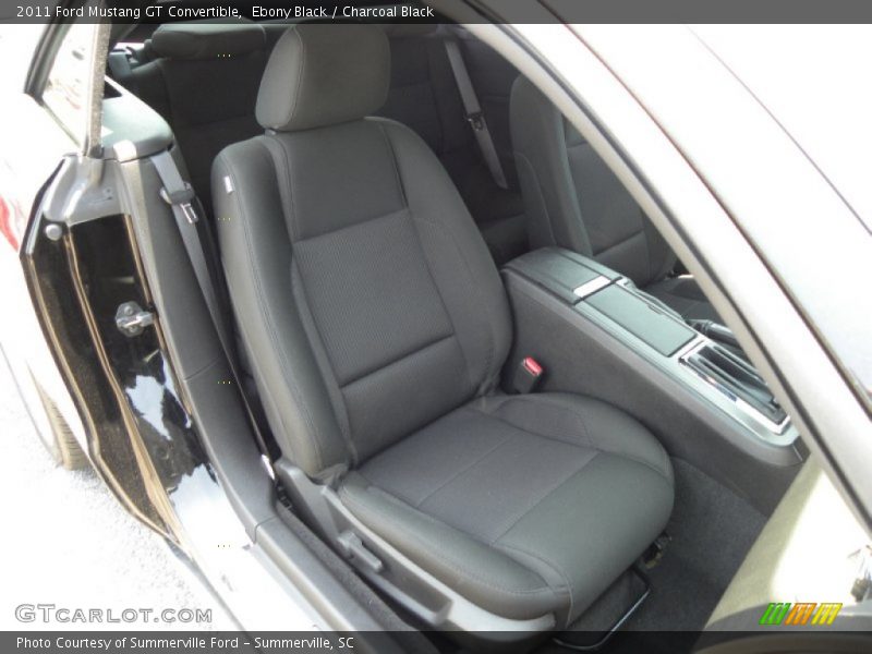  2011 Mustang GT Convertible Charcoal Black Interior
