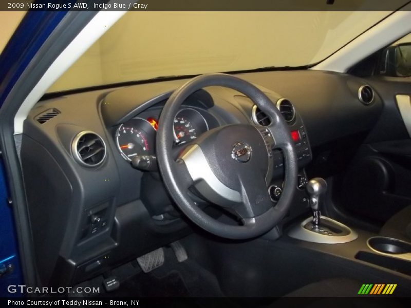 Indigo Blue / Gray 2009 Nissan Rogue S AWD