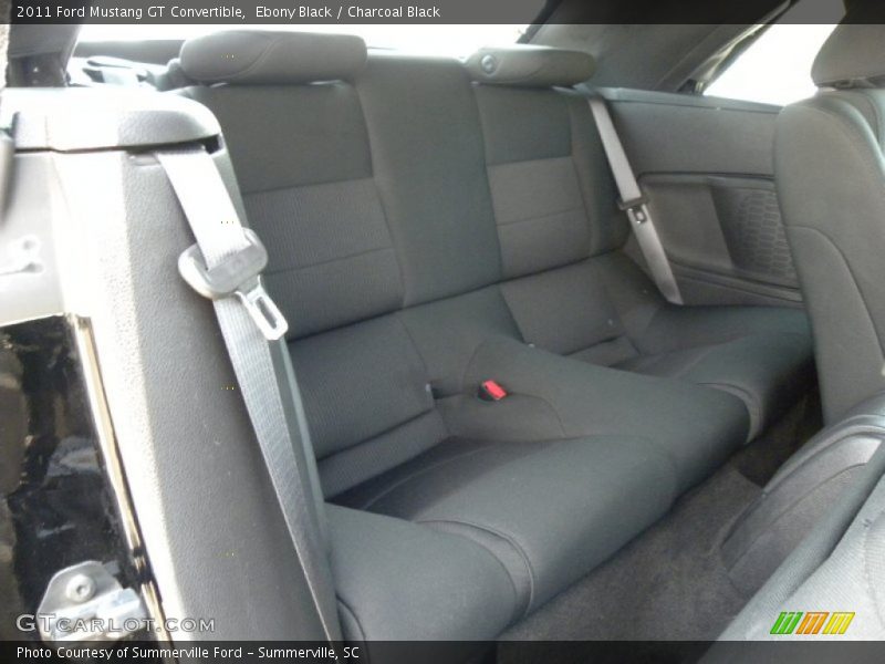  2011 Mustang GT Convertible Charcoal Black Interior