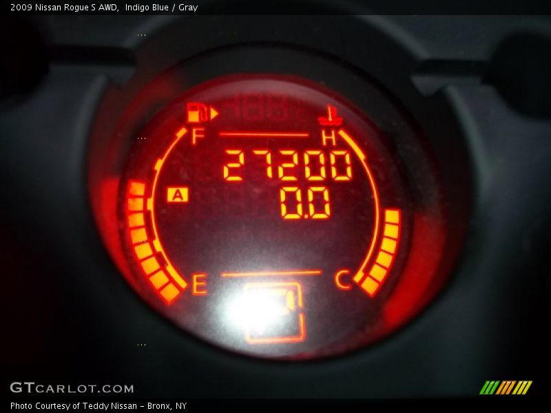Indigo Blue / Gray 2009 Nissan Rogue S AWD