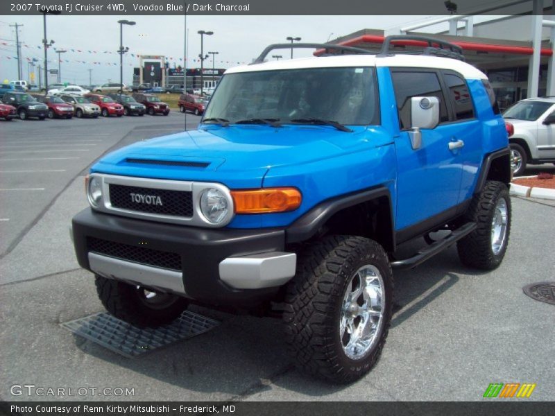 Voodoo Blue / Dark Charcoal 2007 Toyota FJ Cruiser 4WD