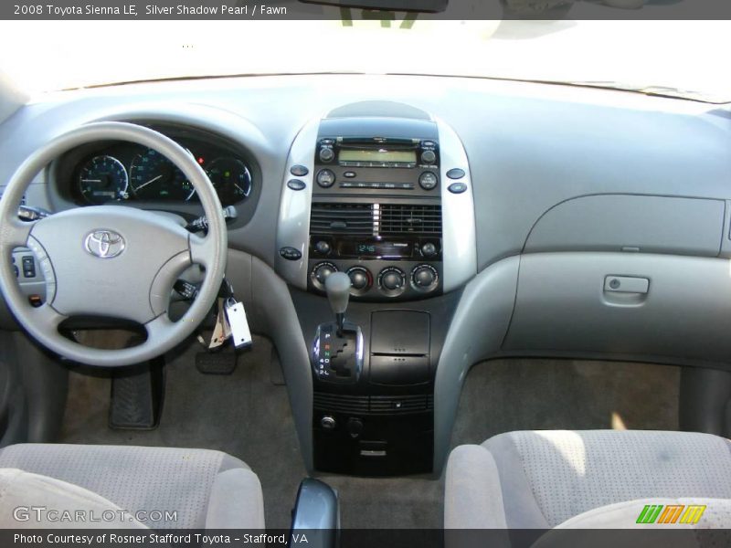 Silver Shadow Pearl / Fawn 2008 Toyota Sienna LE