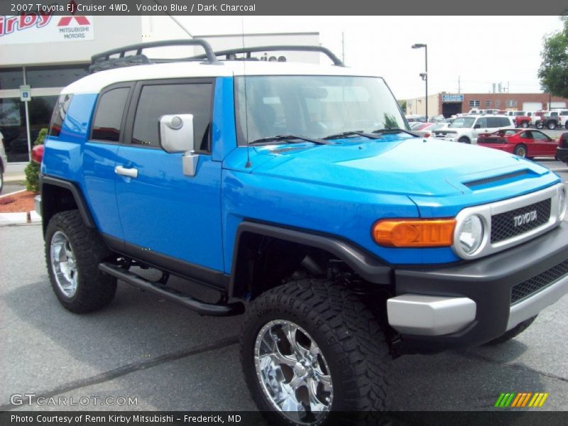 Voodoo Blue / Dark Charcoal 2007 Toyota FJ Cruiser 4WD