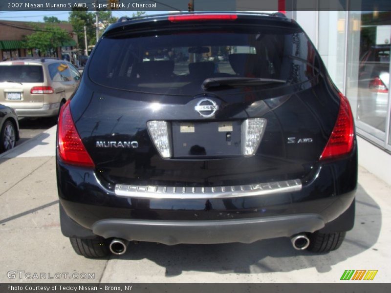 Super Black / Charcoal 2007 Nissan Murano S AWD