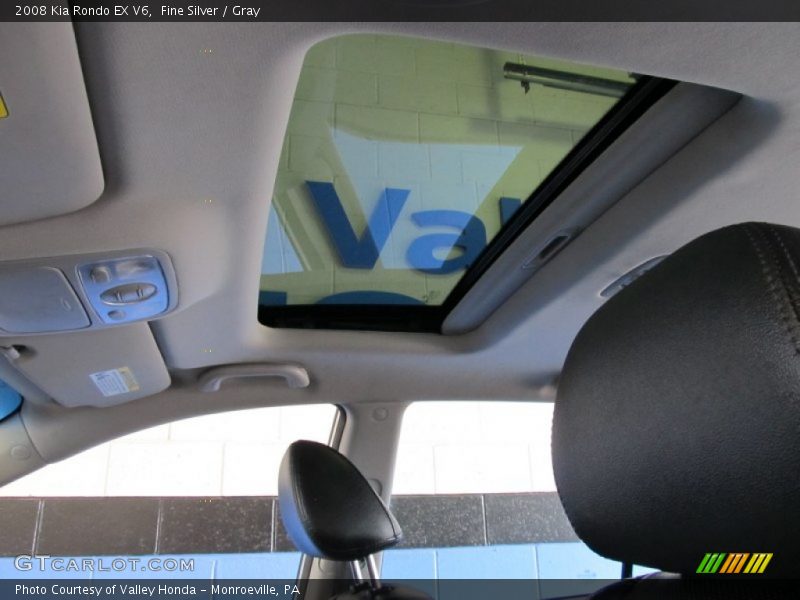 Fine Silver / Gray 2008 Kia Rondo EX V6
