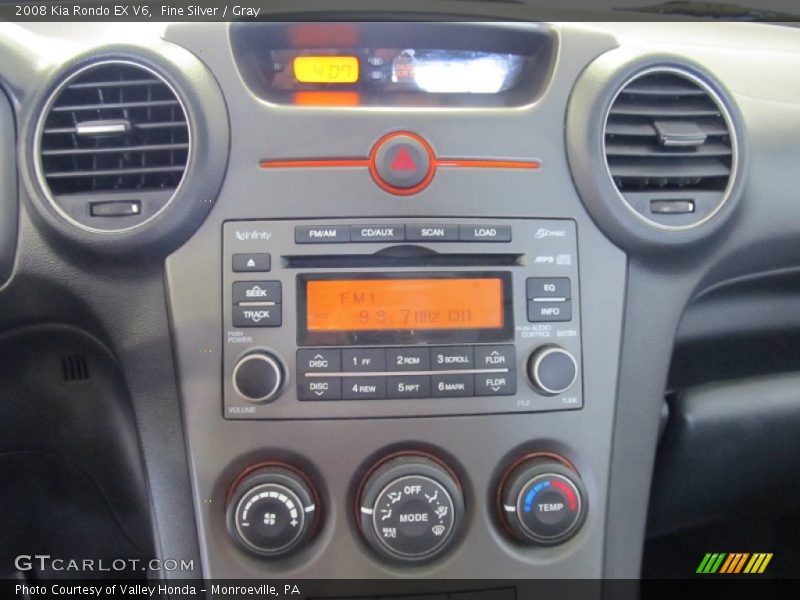 Fine Silver / Gray 2008 Kia Rondo EX V6