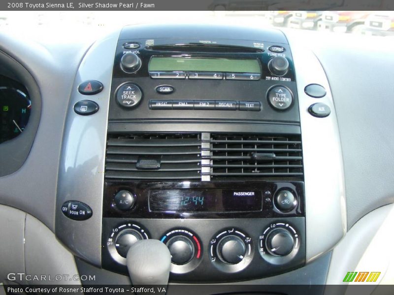 Silver Shadow Pearl / Fawn 2008 Toyota Sienna LE