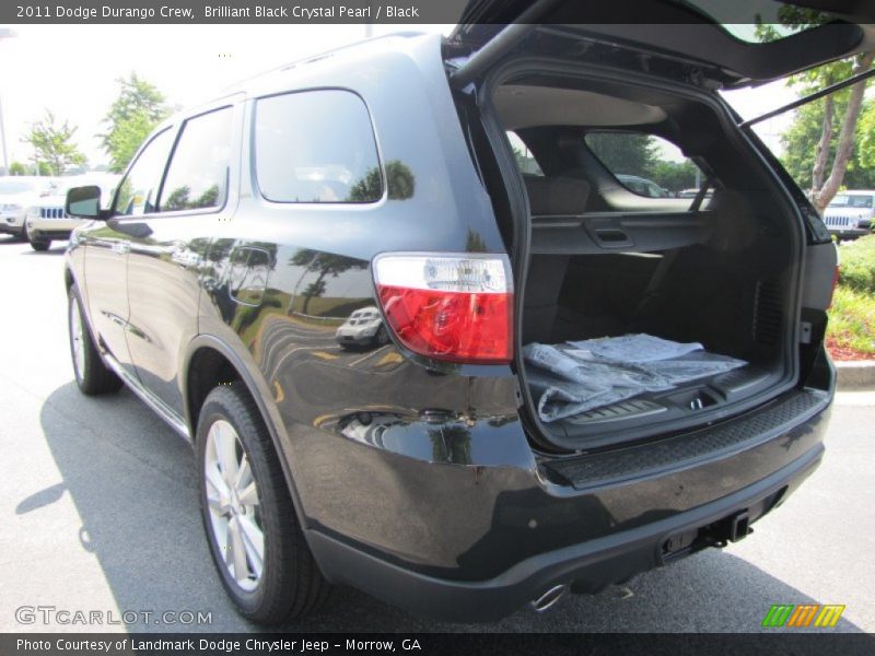Brilliant Black Crystal Pearl / Black 2011 Dodge Durango Crew