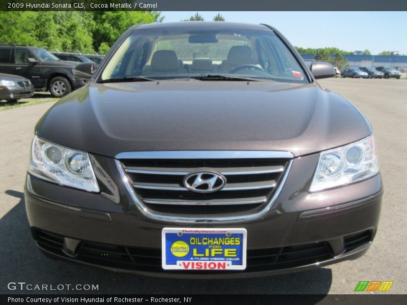 Cocoa Metallic / Camel 2009 Hyundai Sonata GLS