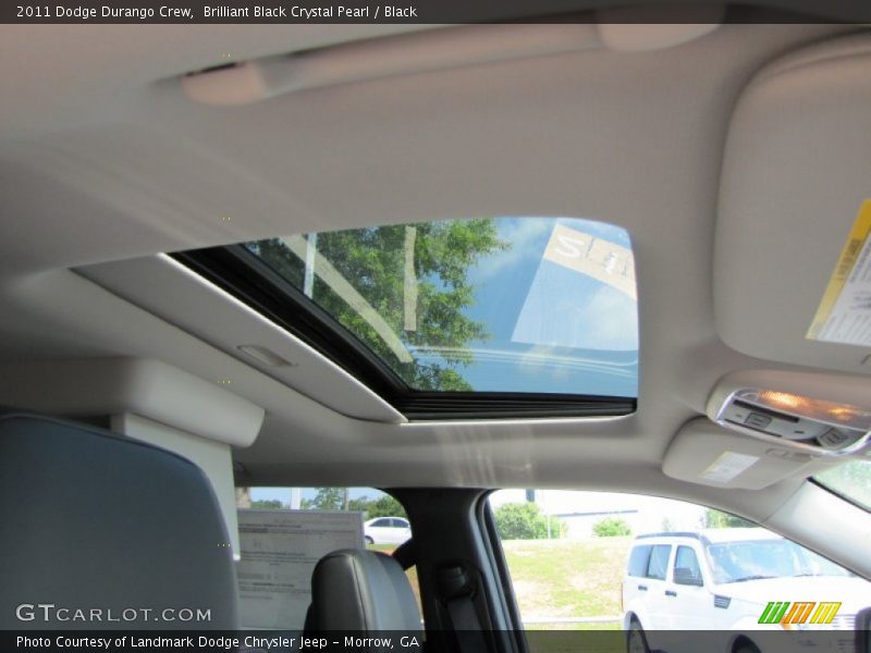 Brilliant Black Crystal Pearl / Black 2011 Dodge Durango Crew
