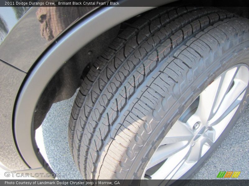 Brilliant Black Crystal Pearl / Black 2011 Dodge Durango Crew