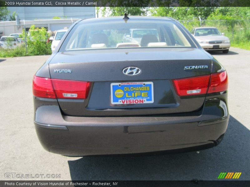 Cocoa Metallic / Camel 2009 Hyundai Sonata GLS