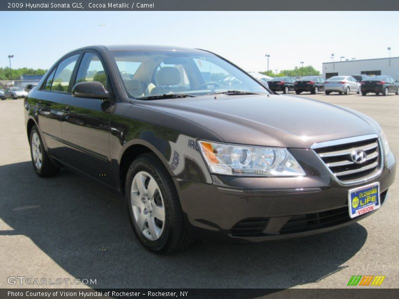 Cocoa Metallic / Camel 2009 Hyundai Sonata GLS