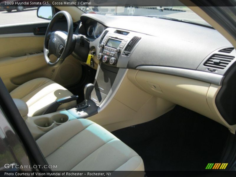 Cocoa Metallic / Camel 2009 Hyundai Sonata GLS