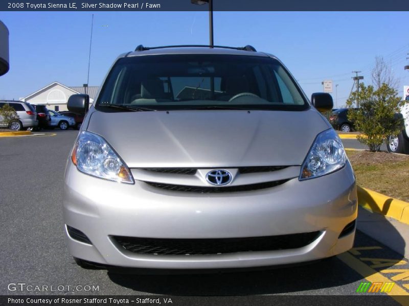 Silver Shadow Pearl / Fawn 2008 Toyota Sienna LE