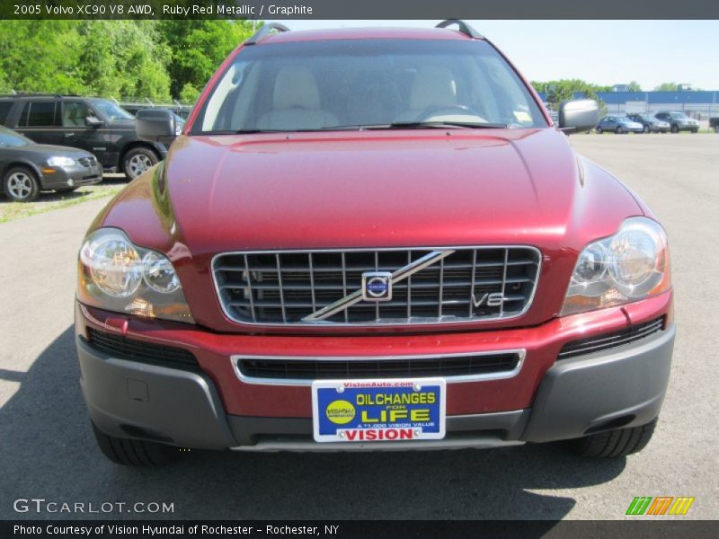 Ruby Red Metallic / Graphite 2005 Volvo XC90 V8 AWD