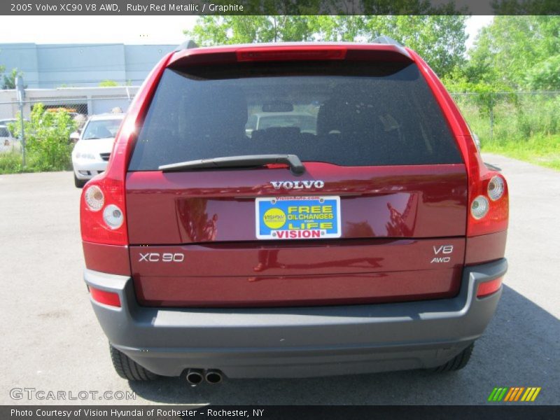 Ruby Red Metallic / Graphite 2005 Volvo XC90 V8 AWD