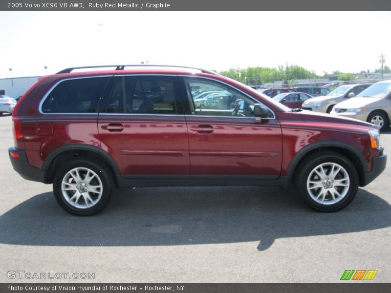 Ruby Red Metallic / Graphite 2005 Volvo XC90 V8 AWD