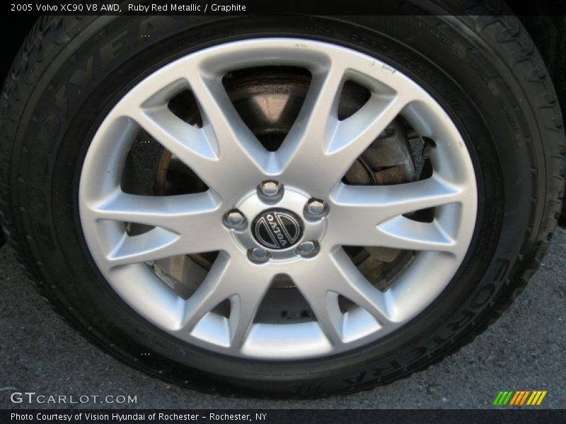 Ruby Red Metallic / Graphite 2005 Volvo XC90 V8 AWD