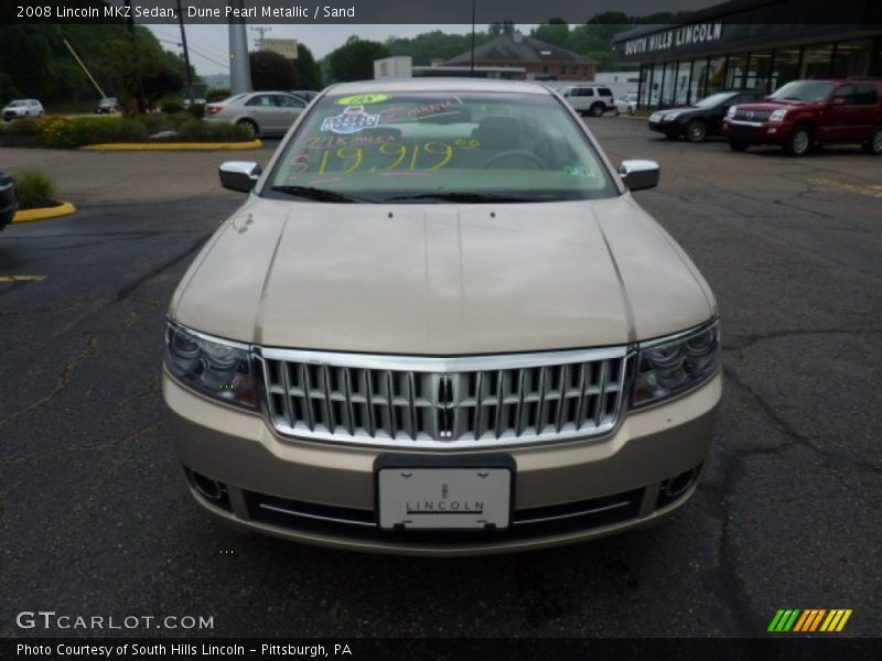 Dune Pearl Metallic / Sand 2008 Lincoln MKZ Sedan