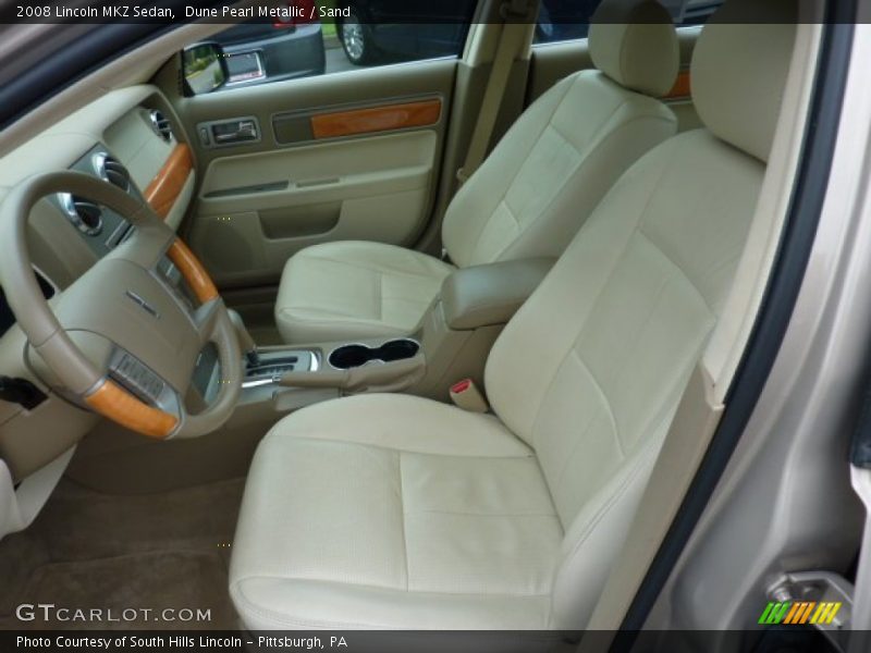 Dune Pearl Metallic / Sand 2008 Lincoln MKZ Sedan