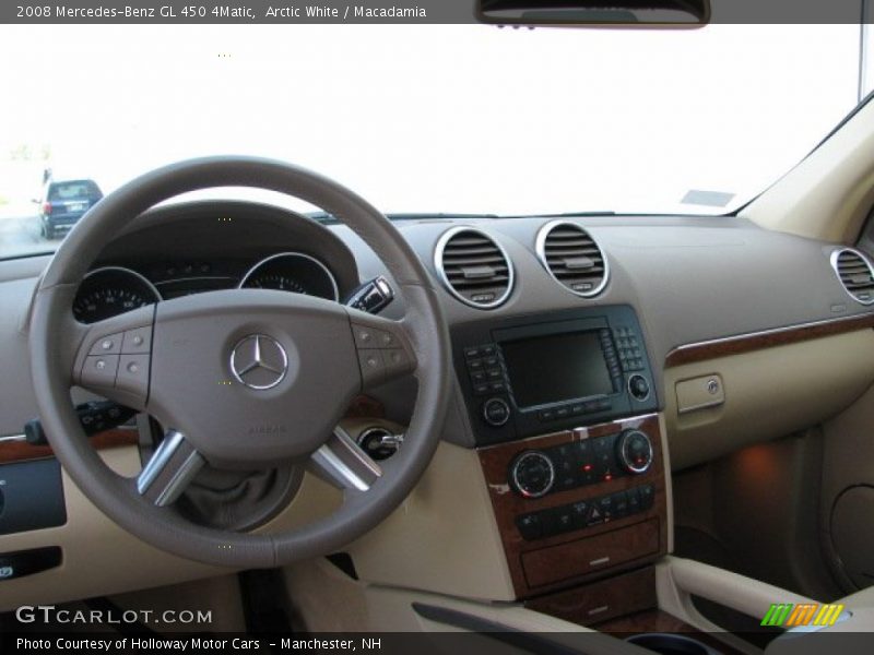 Arctic White / Macadamia 2008 Mercedes-Benz GL 450 4Matic