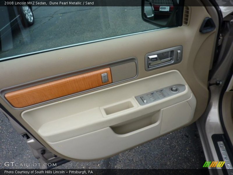 Dune Pearl Metallic / Sand 2008 Lincoln MKZ Sedan