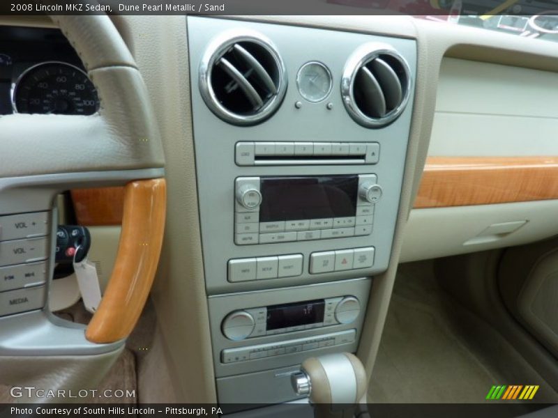 Dune Pearl Metallic / Sand 2008 Lincoln MKZ Sedan