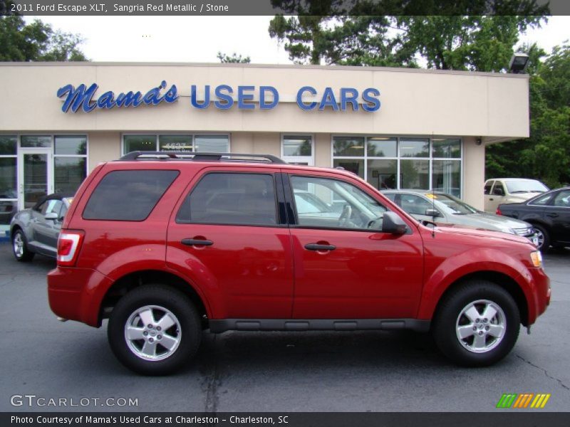 Sangria Red Metallic / Stone 2011 Ford Escape XLT