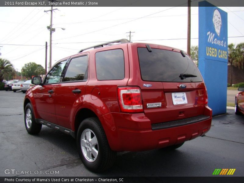 Sangria Red Metallic / Stone 2011 Ford Escape XLT