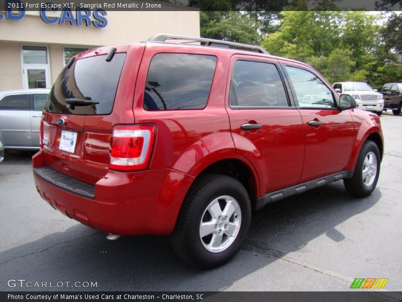 Sangria Red Metallic / Stone 2011 Ford Escape XLT