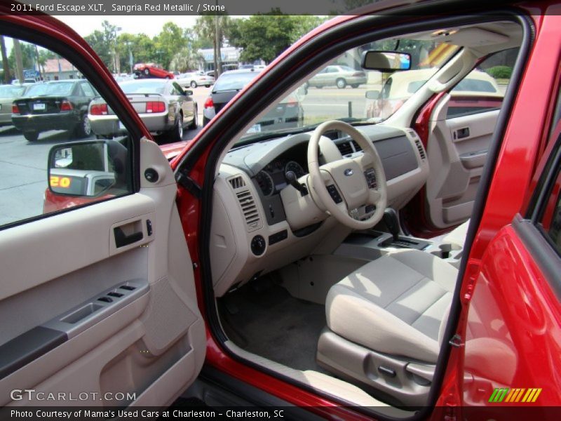 Sangria Red Metallic / Stone 2011 Ford Escape XLT