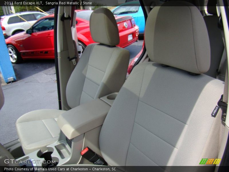 Sangria Red Metallic / Stone 2011 Ford Escape XLT