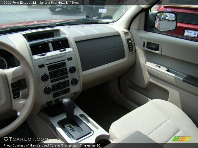 Sangria Red Metallic / Stone 2011 Ford Escape XLT