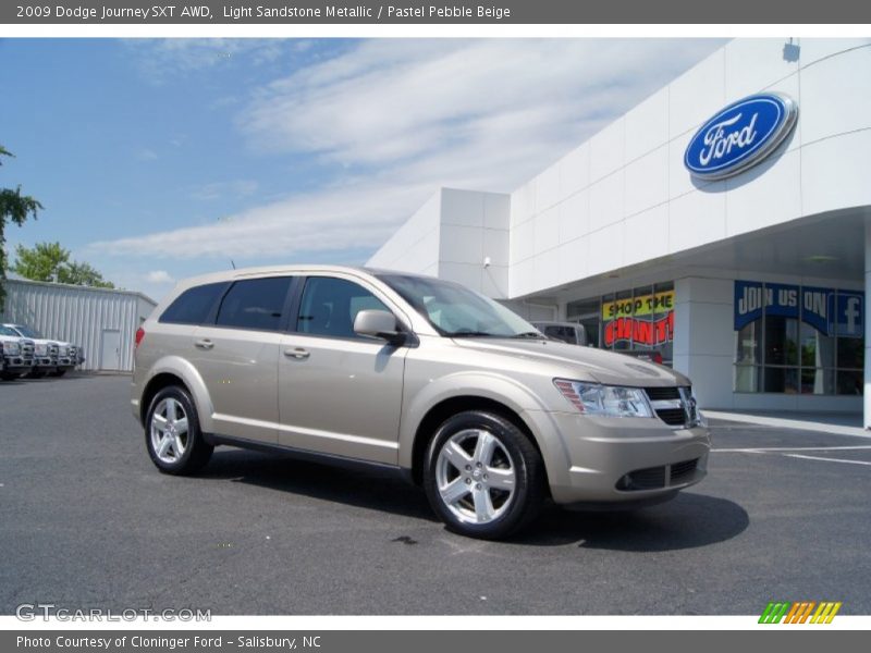 Light Sandstone Metallic / Pastel Pebble Beige 2009 Dodge Journey SXT AWD