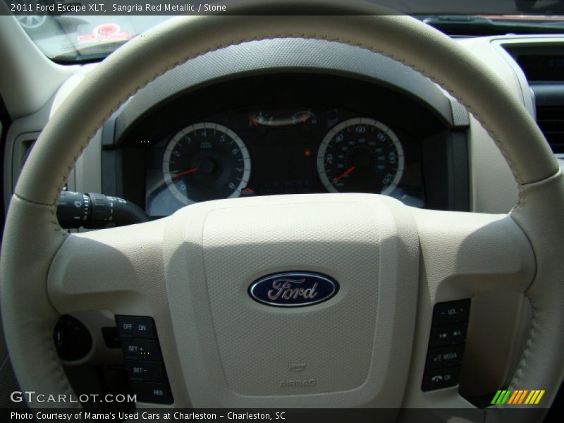 Sangria Red Metallic / Stone 2011 Ford Escape XLT