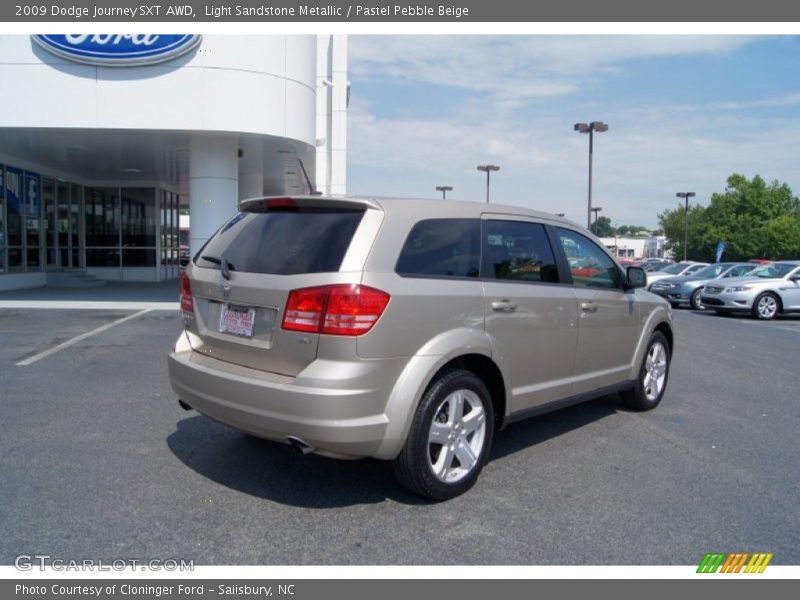 Light Sandstone Metallic / Pastel Pebble Beige 2009 Dodge Journey SXT AWD